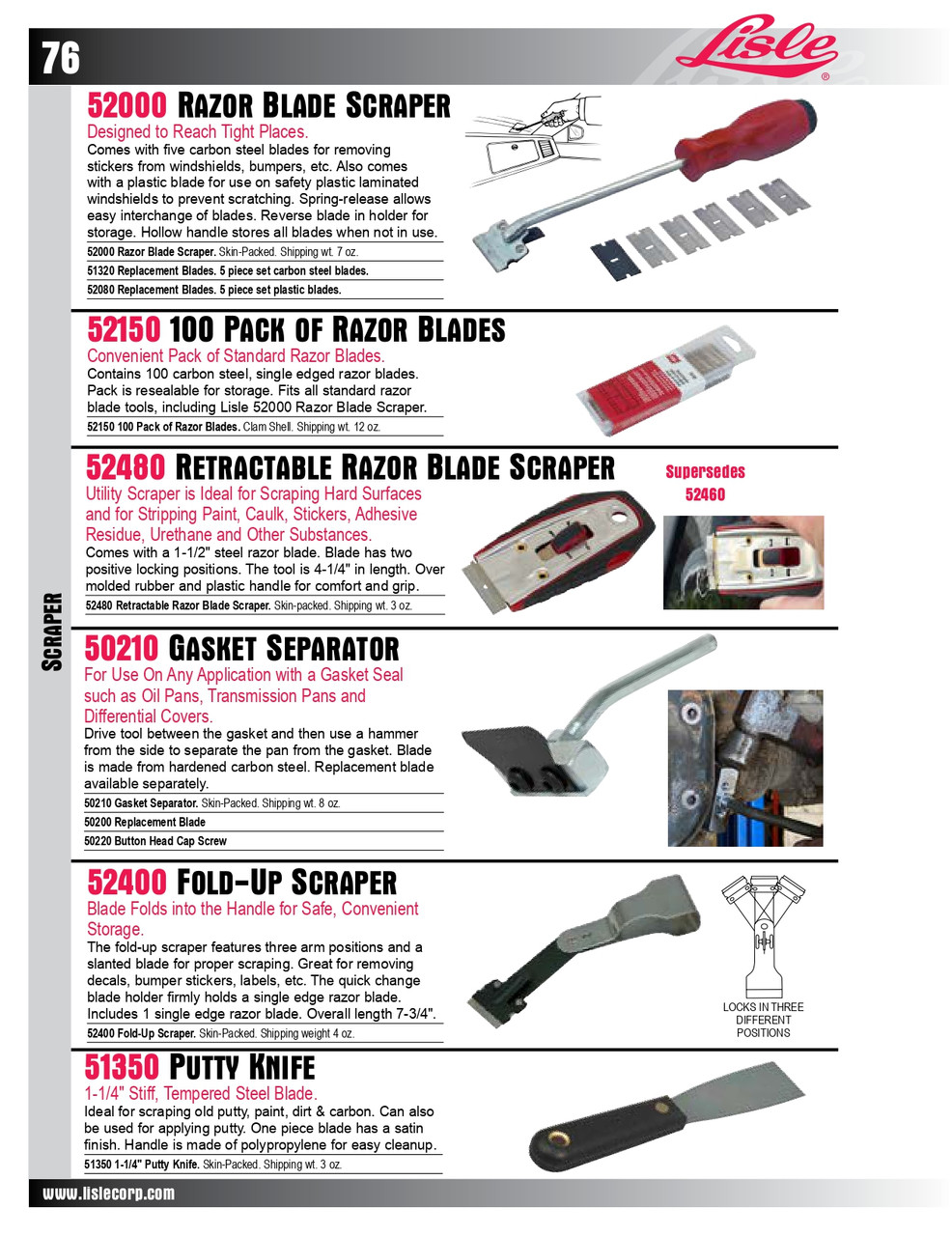 5 Plastic Blade Set (for 52000)   52080