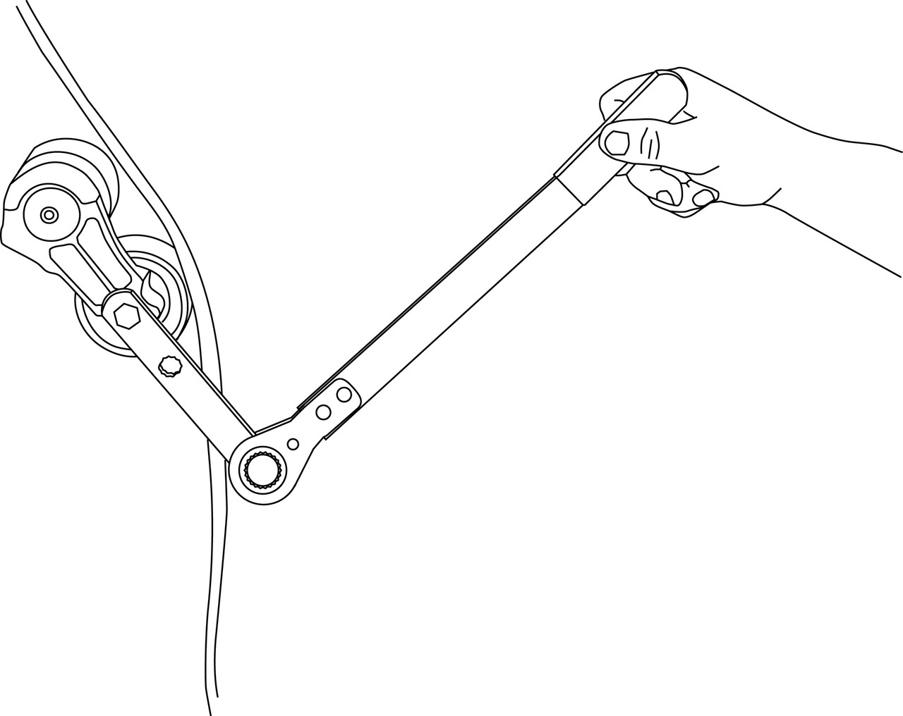 Ratcheting Serpentine Belt Tool   59000