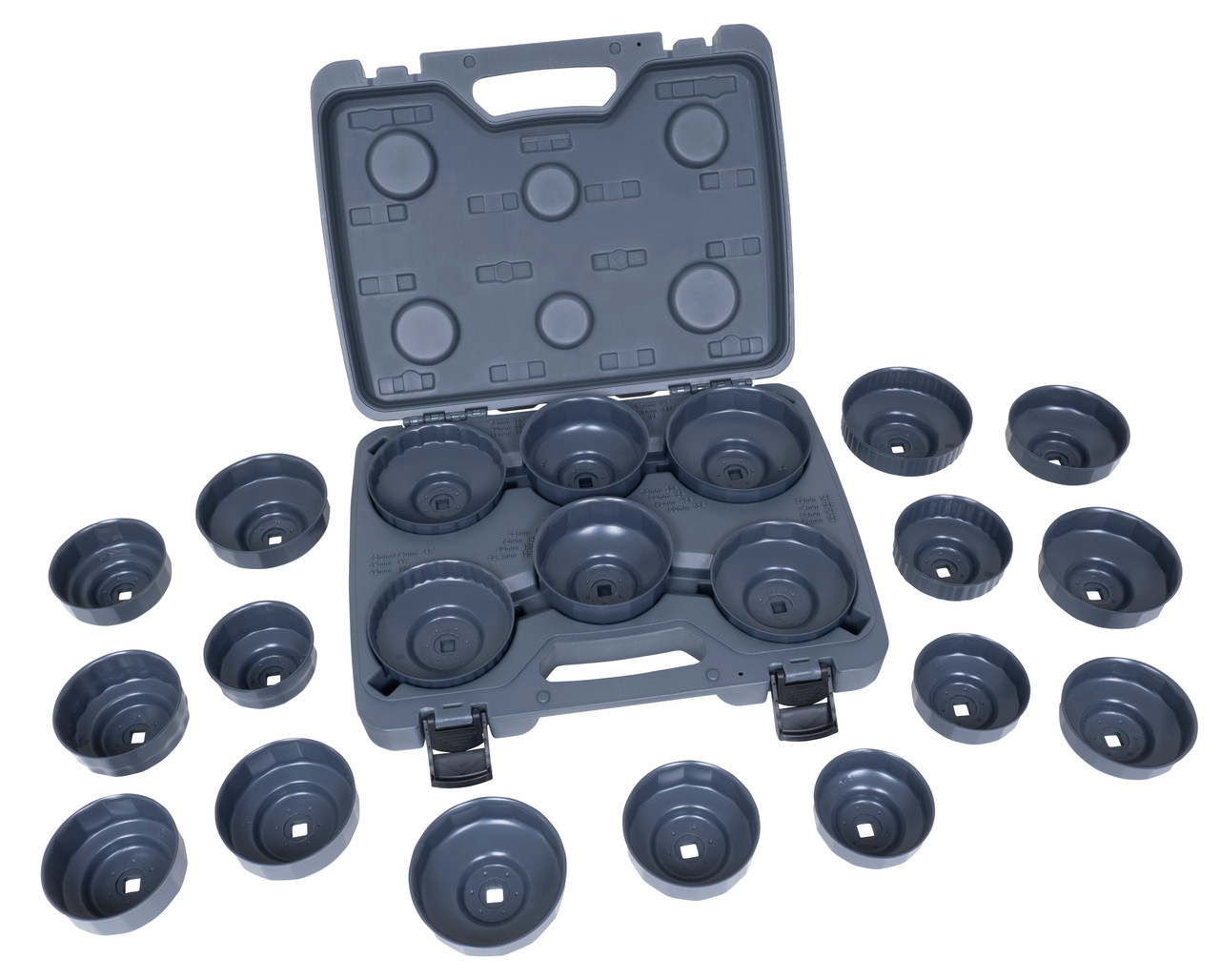 21 Pc. Heavy Duty End Cap Filter Wrench Set   61460