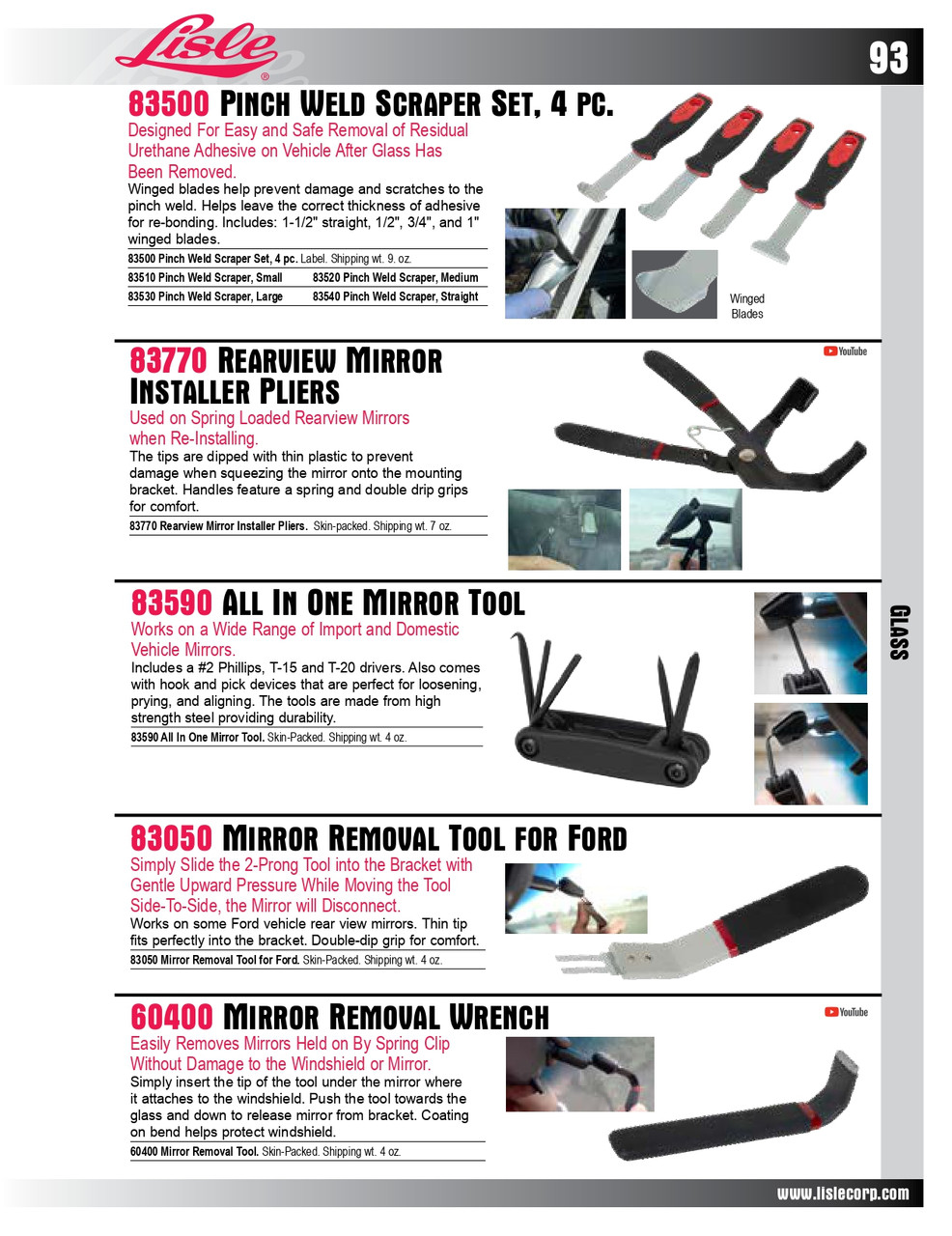 Rearview Mirror Installer Pliers   83770