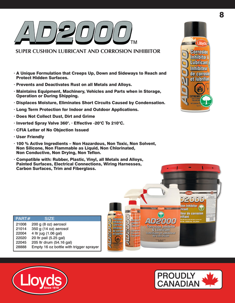 AD2000 Super Cushion Corrosion Inhibitor Empty 455ml Trigger Spray Bottle  28888