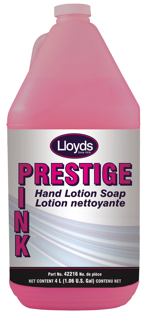 Prestige Pink Hand Lotion Cleaner 4L w/Pump  42216