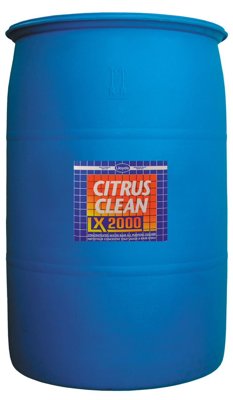 LX2000 Water Soluble Citrus Cleaning Concentrate 205L Drum  52545