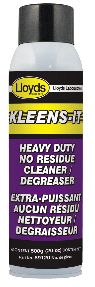 Kleens-It Industrial No Residue Cleaner/Degreaser 500g Aerosol  59120