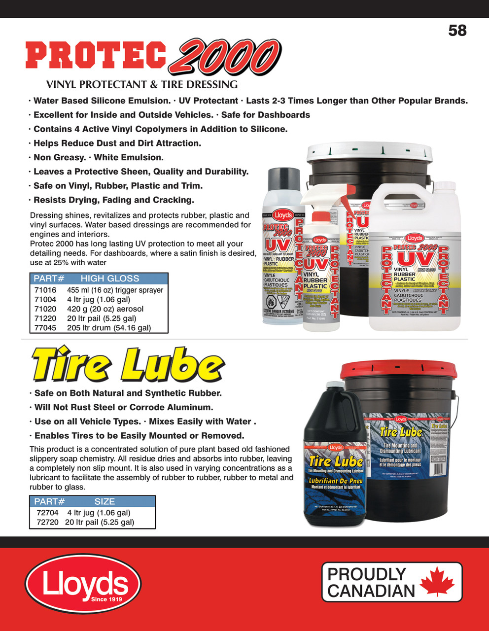 Protect 2000 Vinyl Protectant & Tire Dressing 420g Aerosol  71020