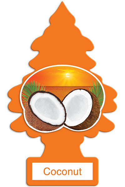 12 Pack - Regular Strength Coconut Air Freshener   U1P-10317
