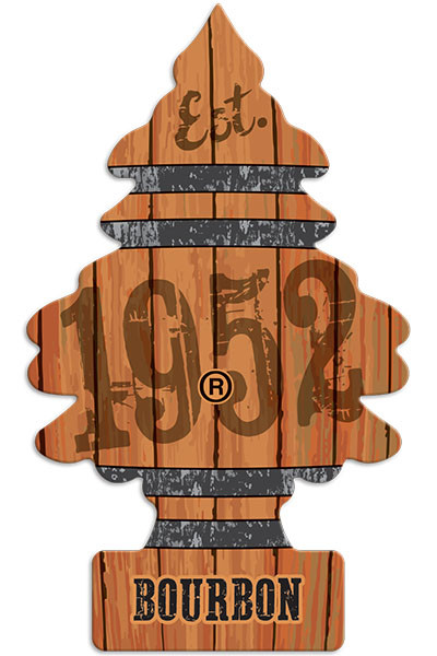 12 Pack - Regular Strength Bourbon Air Freshener   U1P-10975