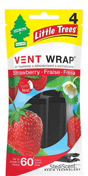 Vent Wrap Strawberry Air Freshener   CTK-52736-24