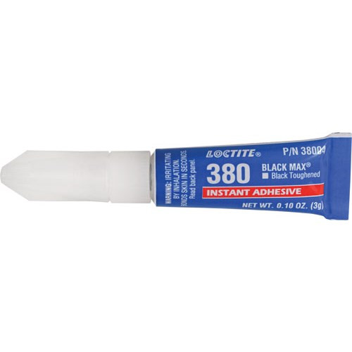 380 Black Max® Instant Adhesive 3g Tube  232834