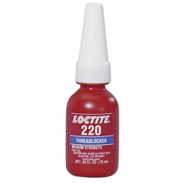 220 Blue Medium Strength Wicking Grade Threadlocker 10ml Bottle  483618