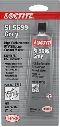 SI 5699 Grey High Performance RTV Silicone Gasket Maker 80ml Tube  545491