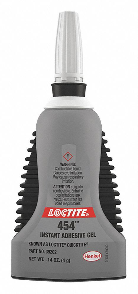 454 Quicktite® Instant Adhesive Gel 4g Bottle  680522