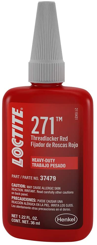 271 Red High Strength Threadlocker 250ml Tube  88441