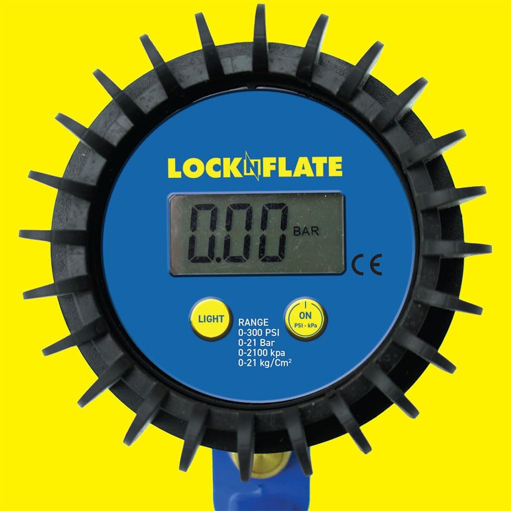 LockNFlate® Tire Inflator/Deflator w/ Digital Gauge   LNL65301