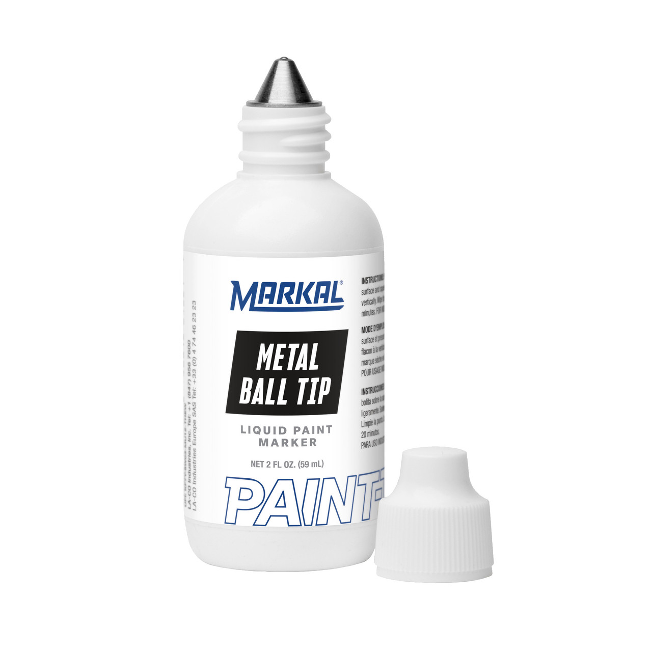12 Pc. Paint-Riter® Metal Ball Tip Liquid Paint Marker - Black   84623