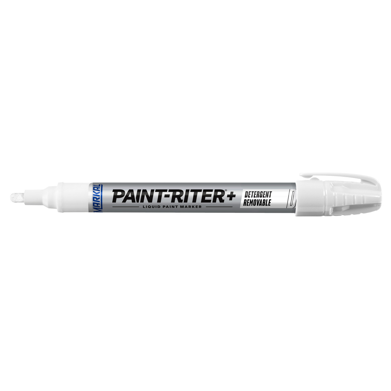12 Pc. Paint-Riter®+ Detergent Removable Liquid Paint Marker - White   97010