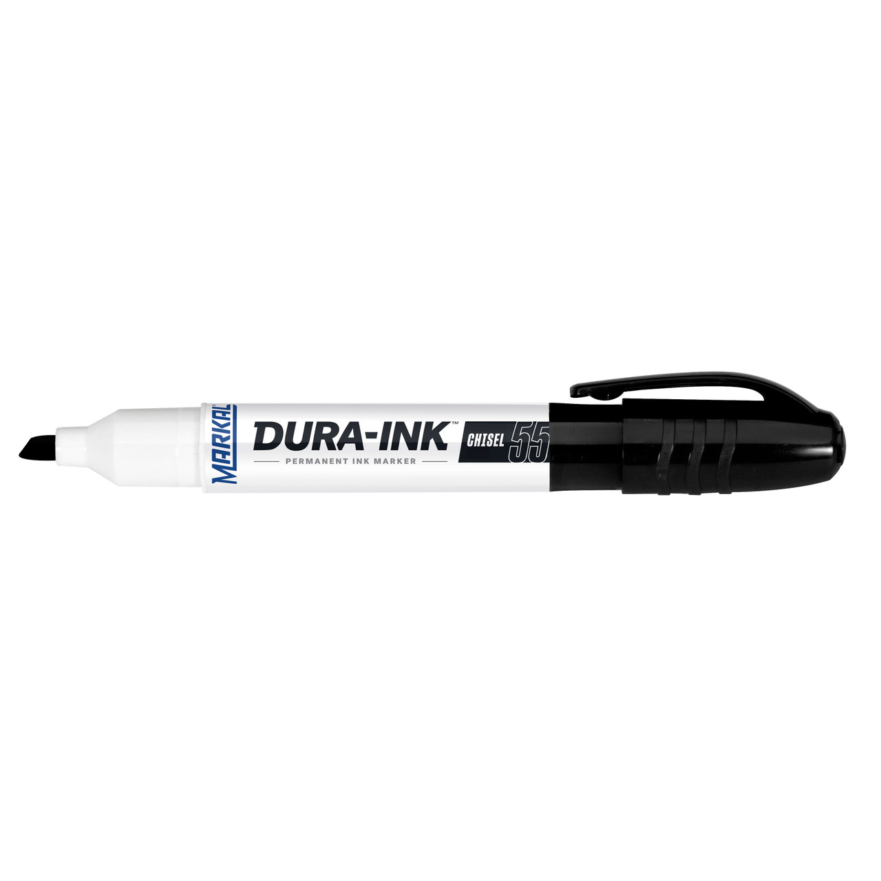 12 Pc. DURA-INK® Chisel Permanent Ink Marker - Black   96529