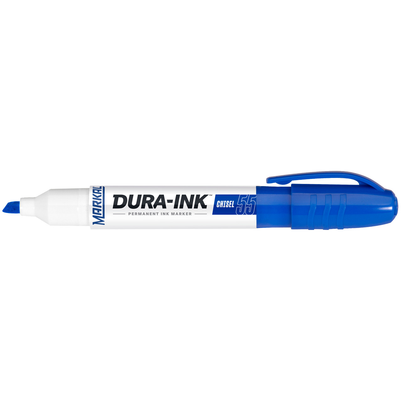 12 Pc. DURA-INK® Chisel Permanent Ink Marker - Blue   96530