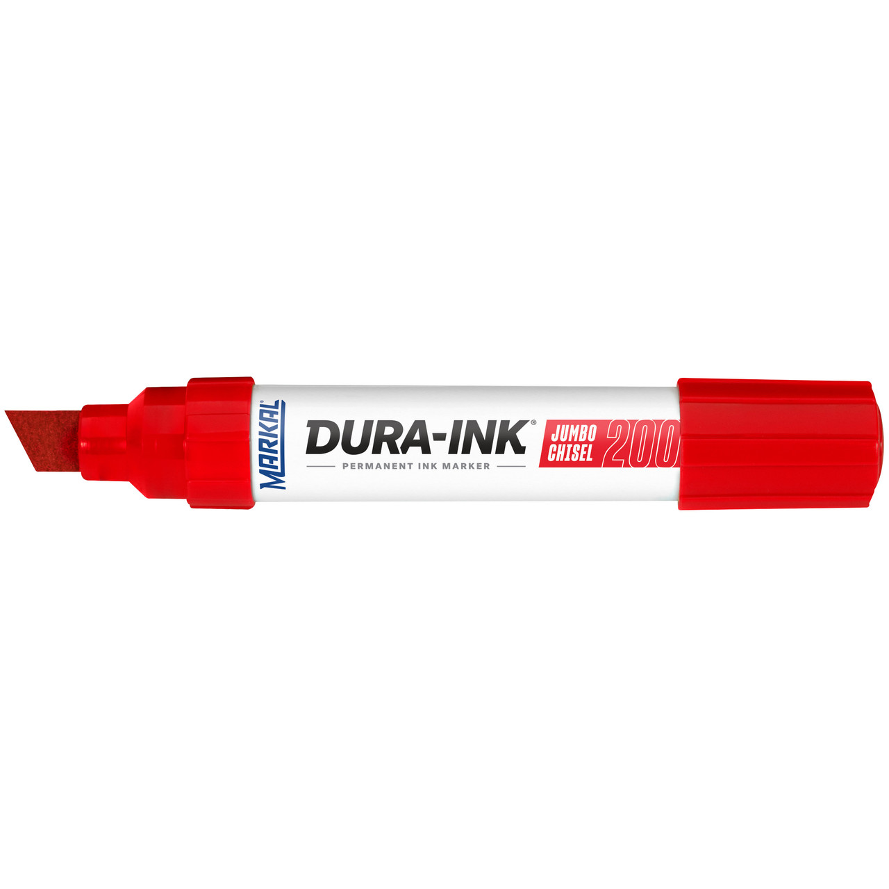12 Pc. DURA-INK® Jumbo Chisel Permanent Ink Marker - Red   96916