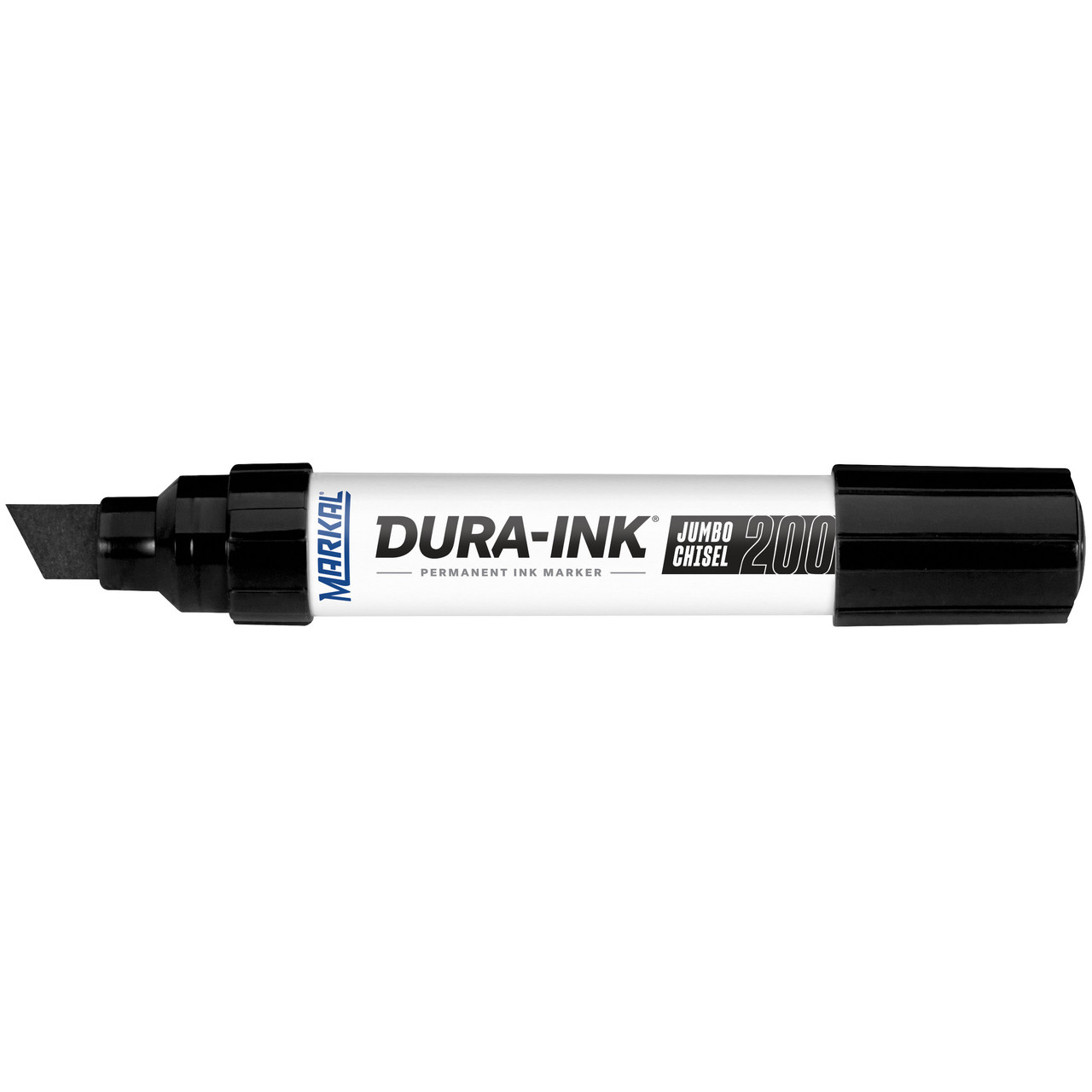 12 Pc. DURA-INK® Jumbo Chisel Permanent Ink Marker - Black   96917