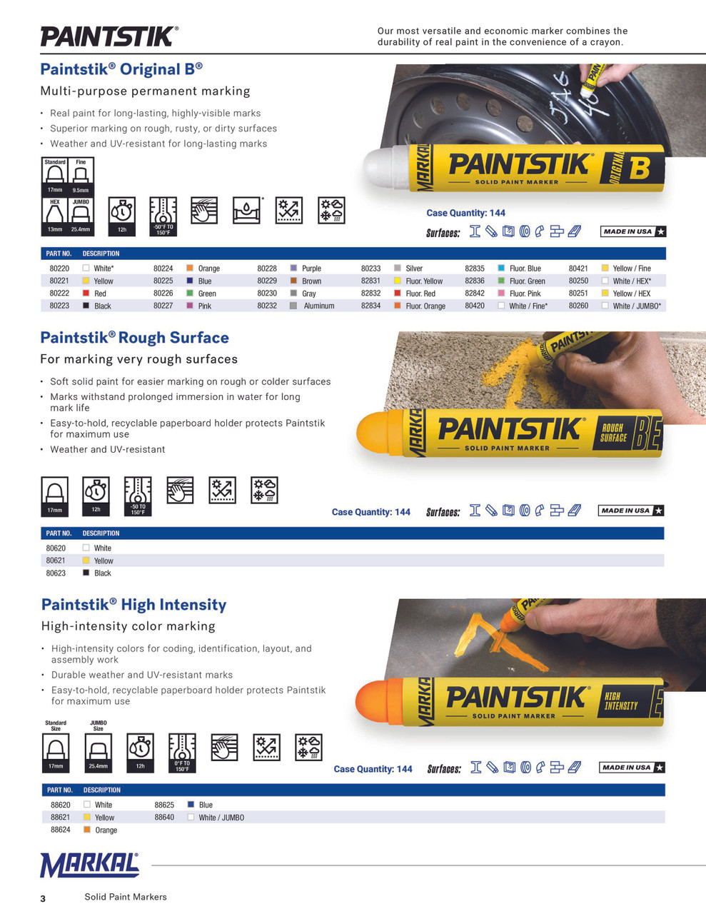 Paintstik® Original B Hex - White   80250