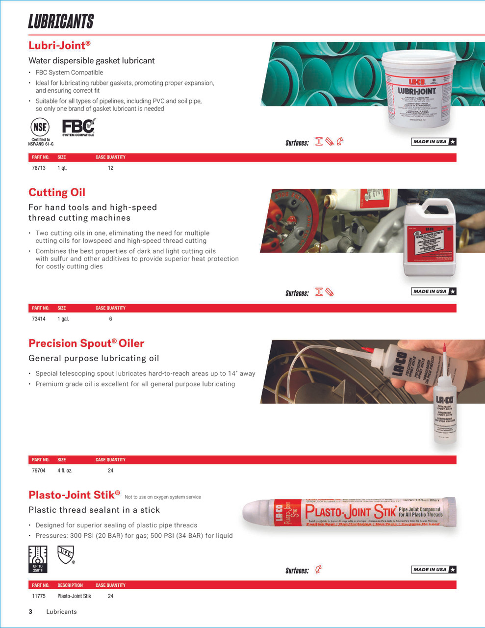 Lubri-Joint® Gasket Lubricant 1qrt   78713