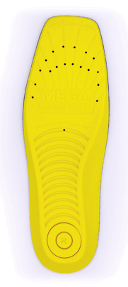 Anti-Fatigue Mat Square Toe Insole - Men   PAMSQ-M1415
