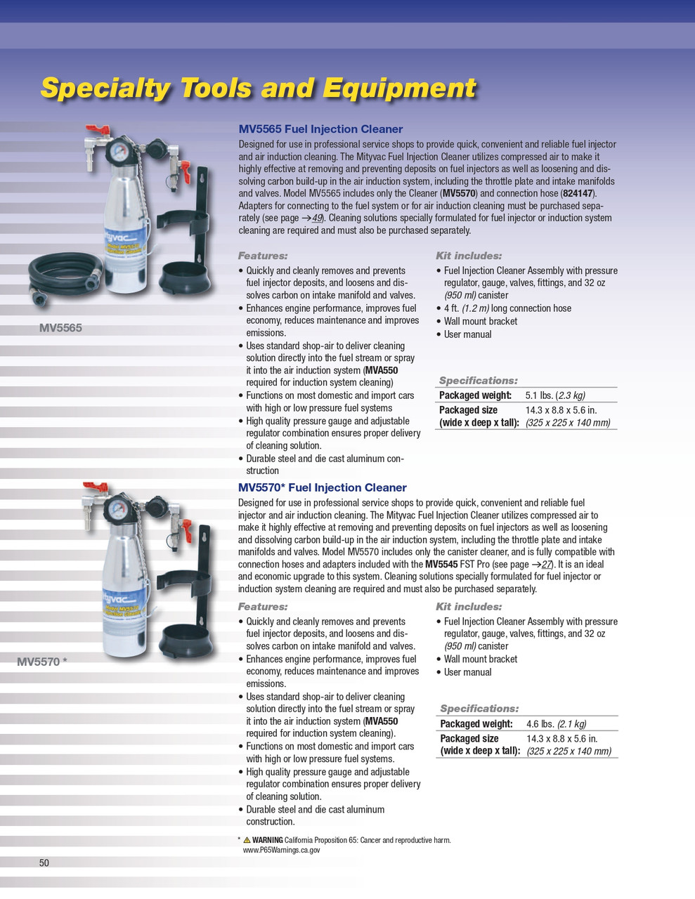Fuel Injection Cleaner   MV5565