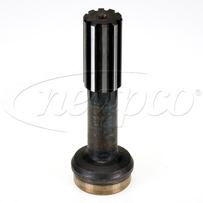 1.500" 10 Spline - 2.500" x .095" Round - Wing Bearing Stub Shaft  3545J
