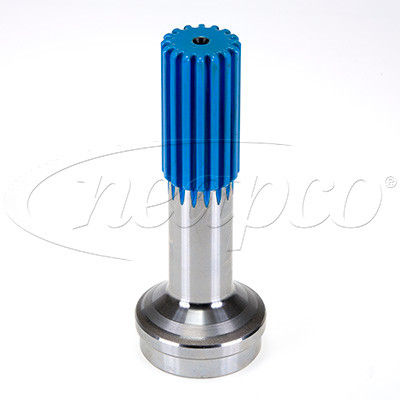2.00" 16 Spline - 3.500" x .120" Round - Wing Bearing Stub Shaft  7-61726