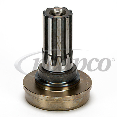 1.500" 10 Spline - 3.500" x .095" Round - Midship Stub Shaft w/Bolt  N4-53-71