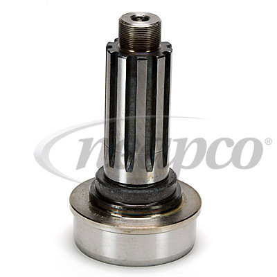 1.953" 10 Spline - 4.00" x .134" Round - Midship Stub Shaft w/Nut  N6-53-201