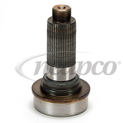 1.950" 38 Spline - 4.00" x .134" Round - Midship Stub Shaft w/Nut  N6-53-411