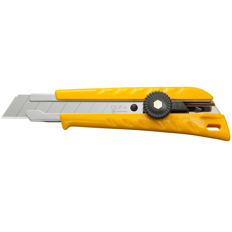 L-1 18mm Ratchet Lock Utility Knife w/ LB Snap Blade   5003