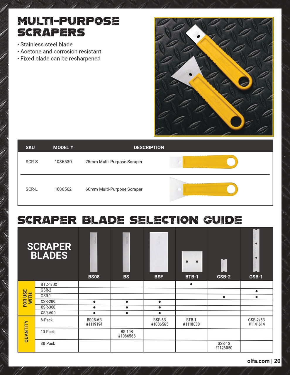 SCR-S 25mm Multi-Purpose Scraper   1086530