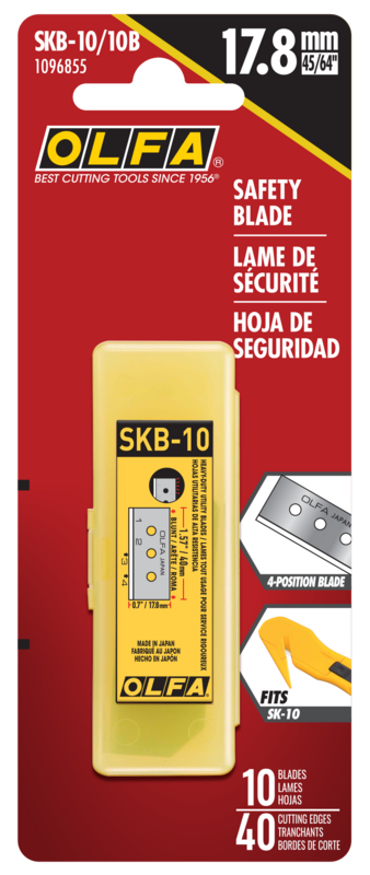 10 Pc. SKB-10/10B 4-Postion Safety Blade   1096855