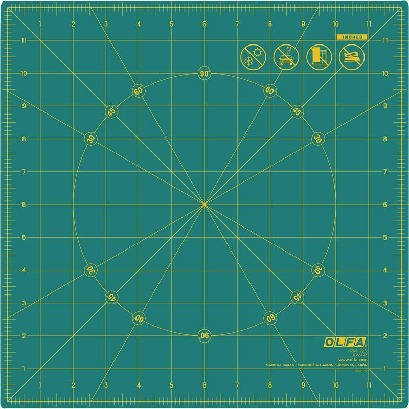 RM-12S 12 x 12" Self Healing Rotary Cutting Mat   1066792
