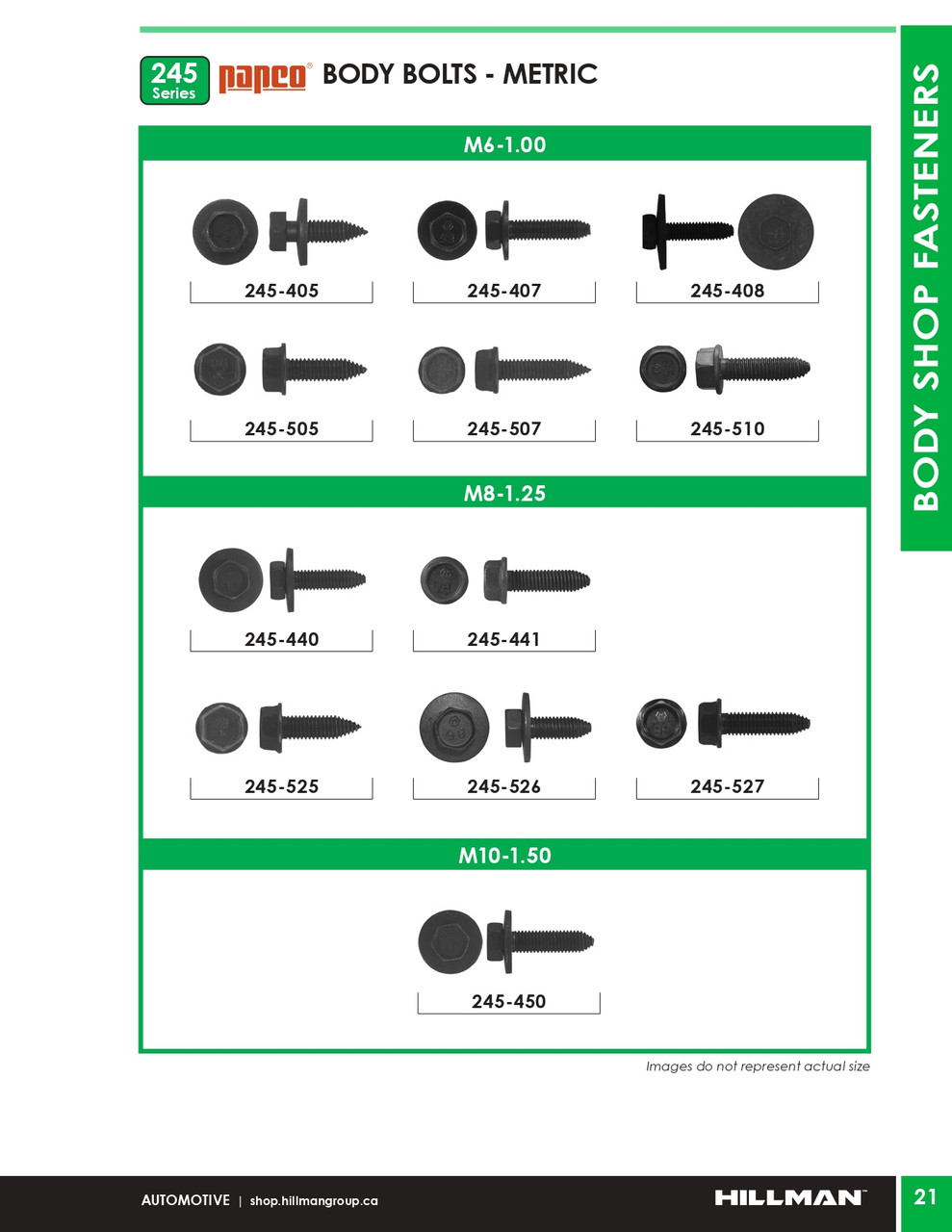 M6-1.0 x 25mm Black Oxide Body Bolt 25 Pc.   245-507