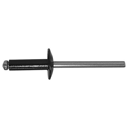5/32" x 1/4 - 3/8"  Volkswagen Jetta - Rabbit - Golf Black Aluminum Rivet 3 Pc.   910-1880
