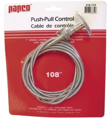 108" Push-Pull "T" Handle Heavy Duty Locking Assembly   310-173