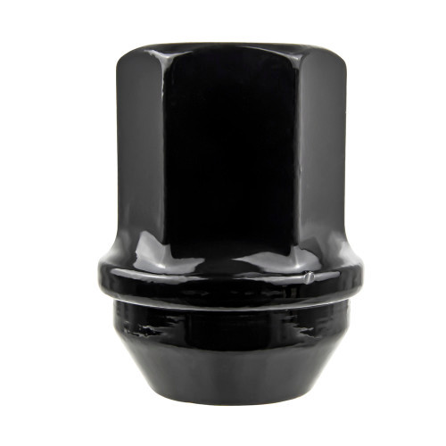 9/16"-18 Black Flat-Top Acorn Wheel Nut 100 Pc.   558-204-000