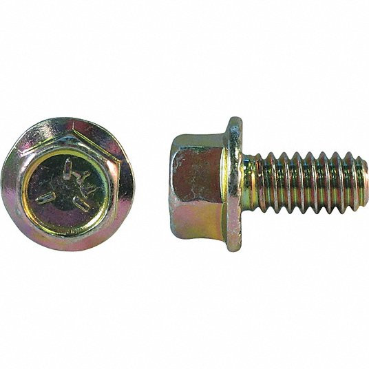 1/4"-20 x 3/4" UNC Grade 5 Zinc Plated Flange Bolt 2500 Pc.   B126-507
