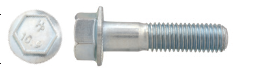 M8-1.25 x 30mm Grade 10.9 Zinc Plated Flange Bolt 20 Pc.   611-320