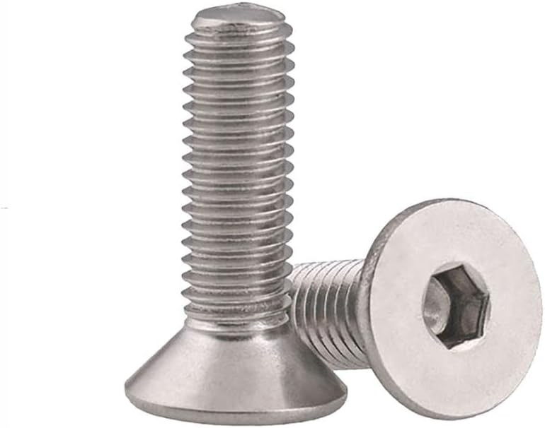 #4-40 x 1/2" 18.8 Stainless Steel Flat Socket Head Cap Screw 100 Pc.   5010-043