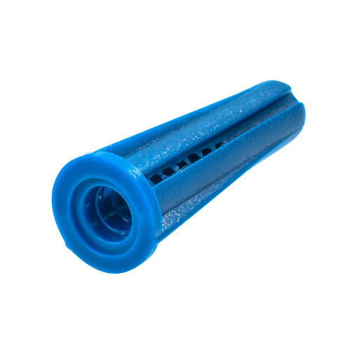 #10-12 x 1" Blue Plastic Conical Concrete Wall Anchor 100 Pc.   227-050