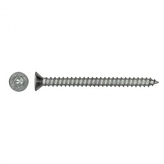 #14 x 1-1/4" Countersunk Stainless Steel Tapping Screw 100 Pc.   5162-282