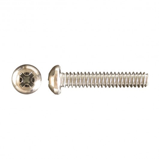 #4-40 x 1" Pan Head Steel Machine Screw 100 Pc.   173-047