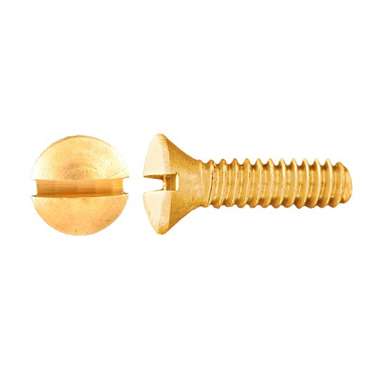 #6-32 x 1/2" Oval Switch Plate Machine Screw 50 Pc.   400-128