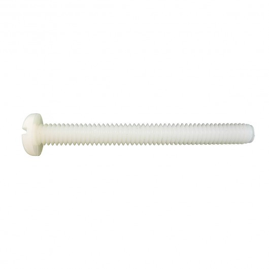 #8-32 x 2" Pan Head Nylon Machine Screw 50 Pc.   5715-148