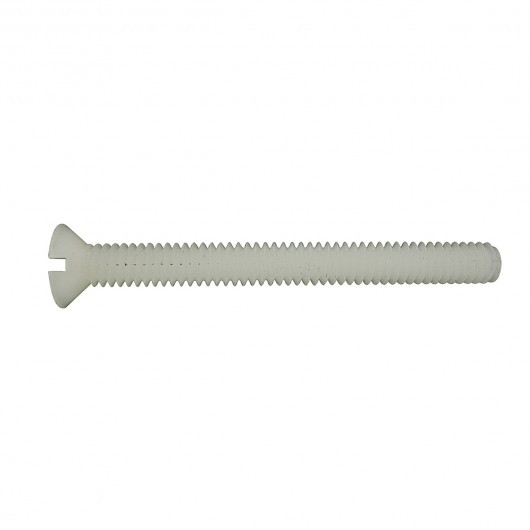 #10-24 x 3/4" Countersunk Nylon Machine Screw 50 Pc.   5716-307
